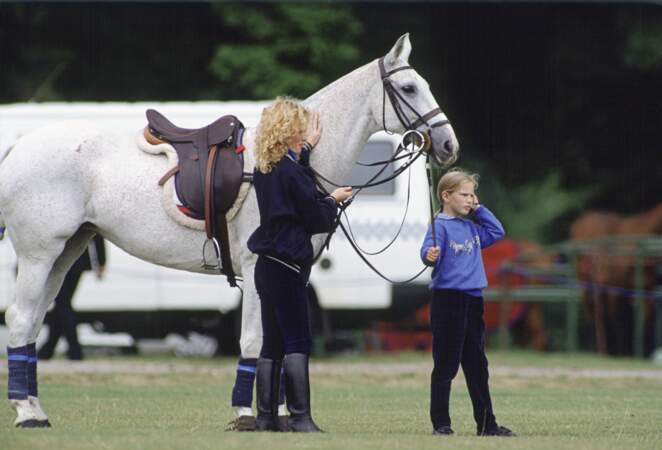 Sa passion pour les chevaux, héritée de sa grand-mère, la reine Elisabeth II