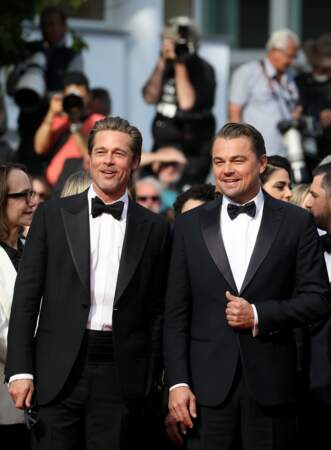 Brad Pitt en Brioni et Leonardo Dicaprio en Armani, une leçon de style et d'élégance sur le tapis rouge cannois