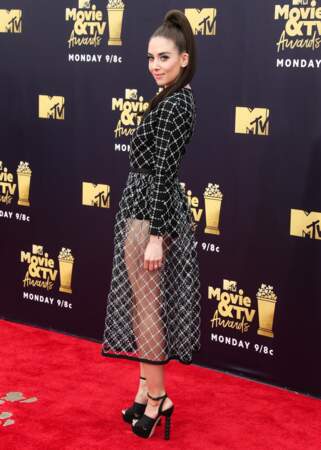 Alison Brie tout en beauté lors de la soirée des MTV Movie And TV Award. 