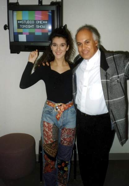 Céline Dion et René Angélil à Los-Angeles en Mars 1990