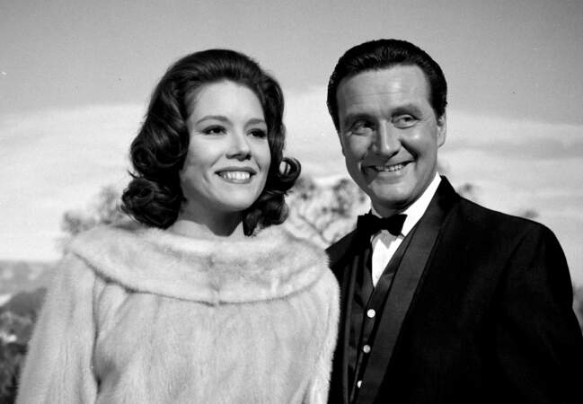 Patrick MacNee et Diana Rigg en 1965