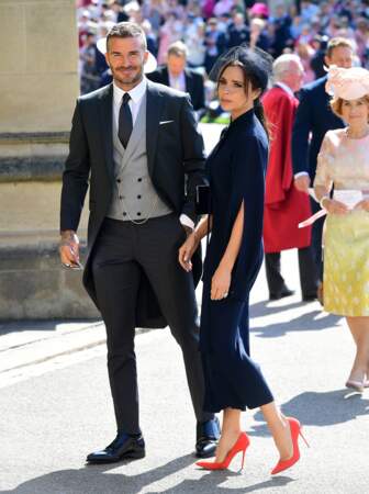 David et Victoria Beckham au mariage de Meghan Markle et du prince Harry