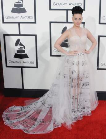 Katy Perry en janvier 2014 lors des 56e Grammy Awards