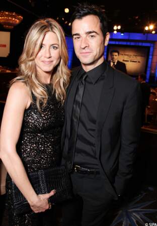 En octobre 2011, Justin et Jen réunis pour la remise des prix de la Cinémathèque, à l'hôtel Beverly