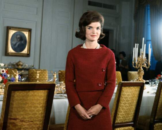 Jackie Kennedy, photographiée à la Maison Blanche, en 1962