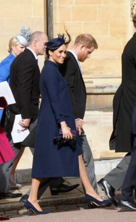 Meghan Markle avec un sac Givenchy pour le mariage d'Eugénie d'York