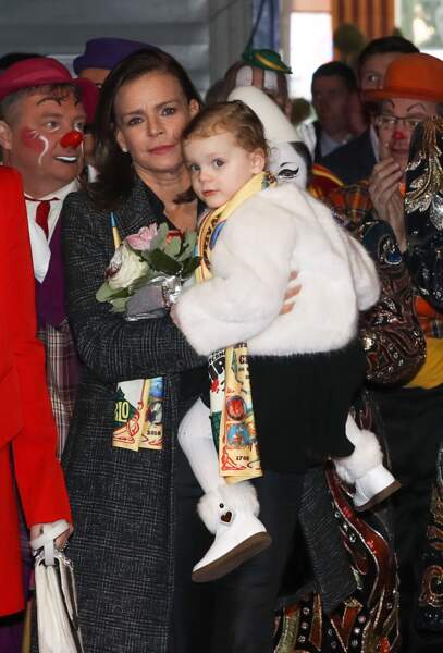La princesse Stéphanie de Monaco et la princesse Gabriella