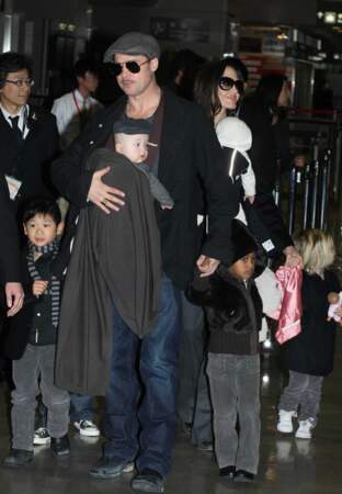 Vu le nombre de ses enfants, Brad Pitt devrait recevoir une avalanche de bisous pour sa fête