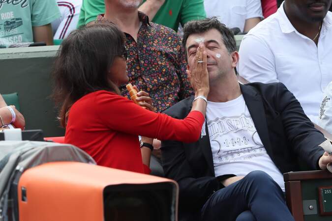 Karine Le Marchand et Stéphane Plaza s’éclatent à Roland-Garros