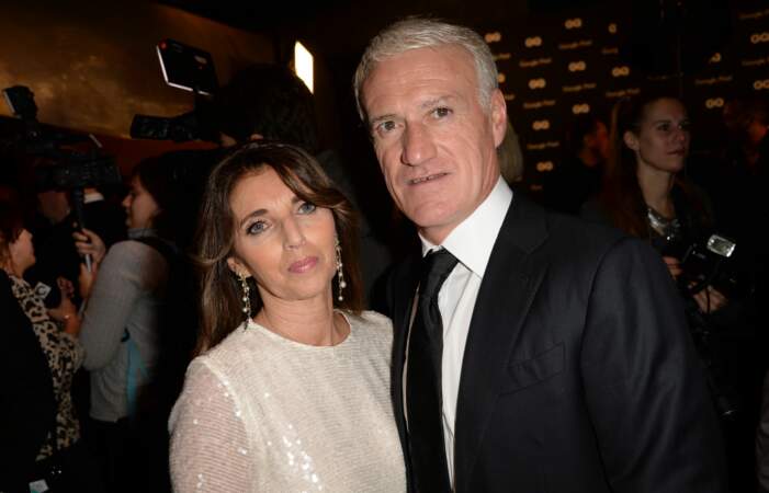 Didier Deschamps et sa femme Claude à la soirée GQ