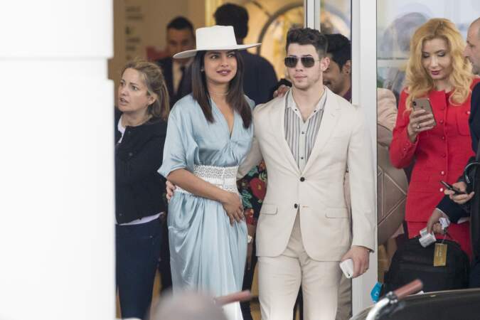 Nick Jonas et sa femme Priyanka Chopra au Festival de Cannes ce vendredi 17 mai