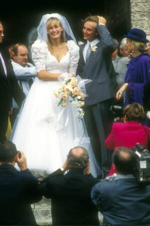 David Hallyday et Estelle Lefébure avaient 23 ans lors de leur mariage en 1989
