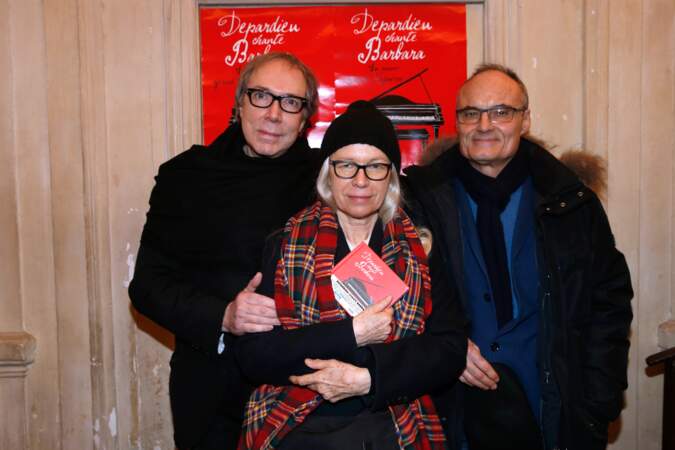 Le metteur en scène Jean-Paul Scarpita, la photographe Dominique Issermann et le journaliste Philippe Val