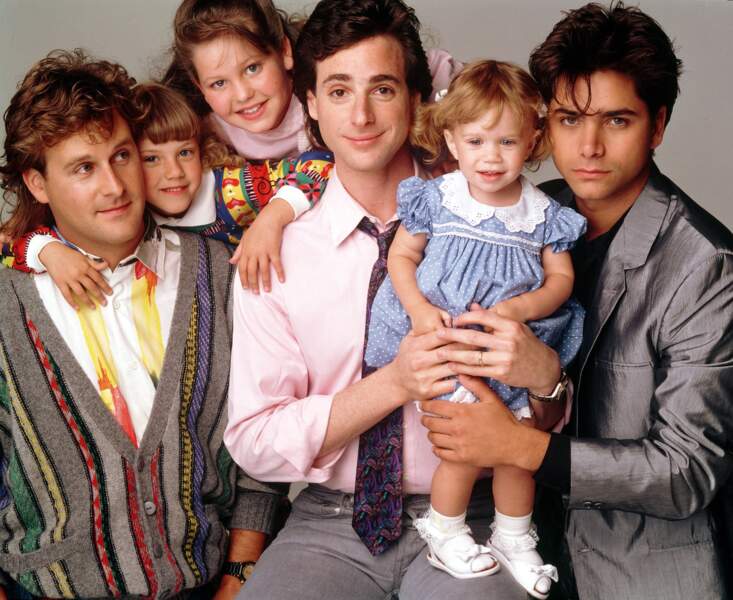 Les acteurs de la série "La Fête à la Maison" diffusée de 1987 à 1995 sur ABC