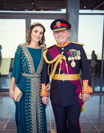 Le roi Abdallah II et La reine Rania de Jordanie à Amman le 2 juin 2016