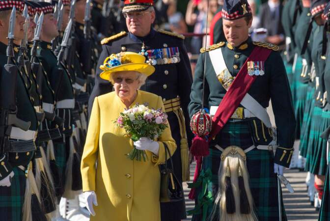 La reine Elisabeth II a lancé la Holyrood Week à Edimbourg le 2 juillet 2018