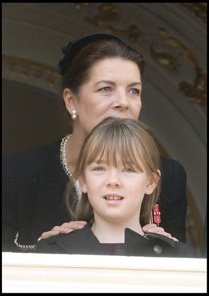 Alexandra de Hanovre et sa mère Caroline lors de la fête monégasque le 19 novembre 2009
