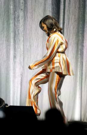 Michelle Obama a donné une conférence à l'AccordHotel Arena à Paris mardi 16 avril