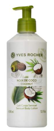 Noix de Coco, Lait Corps Sensuel, Yves Rocher, 3,50 €, yves-rocher.fr