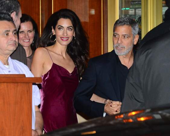 Jennifer Aniston célébrait ses 50 ans aux côtés d'Amal Clooney et George Clooney