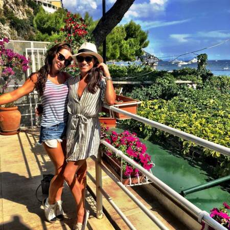 Jessica Mulroney et Meghan Markle en vacances à Positano, en Italie, en août 2016