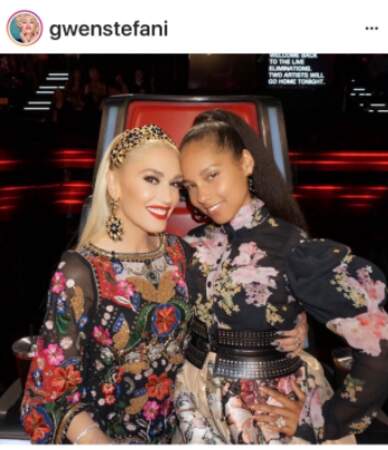 Gwen Stefani et Alicia Keys