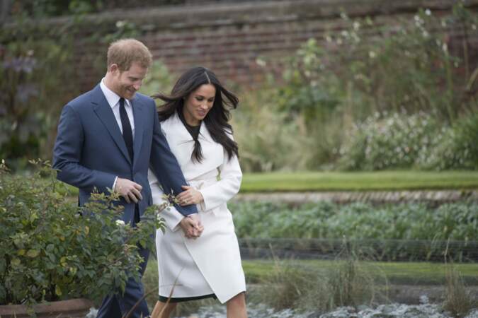 C'est plus précisément autour du Jardin blanc que Harry et William ont convoqué la presse et les photographes