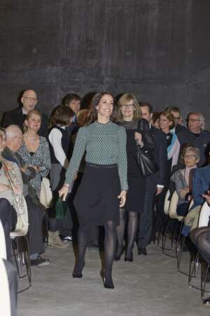 La princesse Marie de Danemark assiste à l'exposition "Pissarro" à Charlottenlund le 9 mars 2017