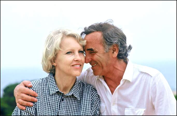 Charles Aznavour et sa femme Ulla en 1986