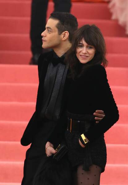Charlotte Gainsbourg était accompagnée de l'acteur Rami Malek au Gala du Met 2019