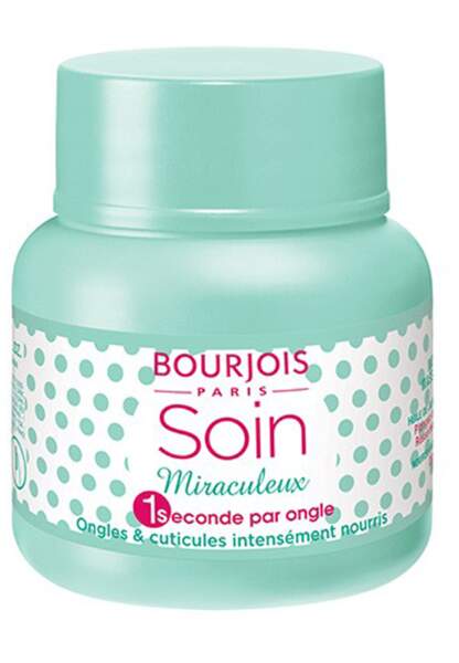 Bourjois, soin miraculeux 1 seconde ongles et cuticules, 9,50€