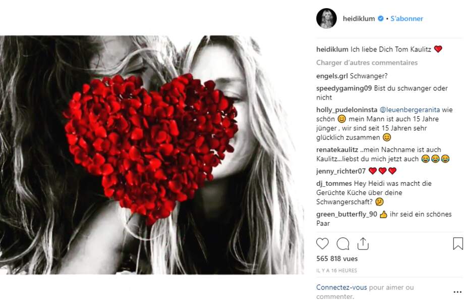 Heidi Klum amoureuse de Tom Kaulitz