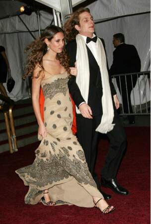 Andrea Casiraghi et sa future femme Tatiana Santo Domingo très chics au Met Gala en 2006