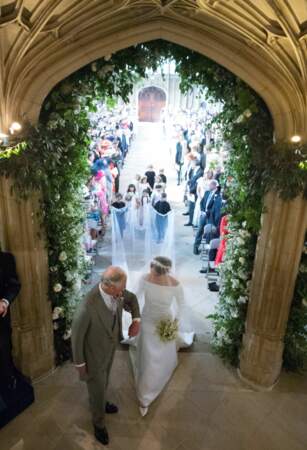 Le prince Charles a accompagné Meghan à son entrée en la chapelle Saint-George pour son mariage avec Harry