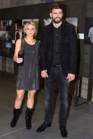 Le footballeur espagnol Gérard Piqué (31 ans), en couple avec la chanteuse Shakira (41 ans)