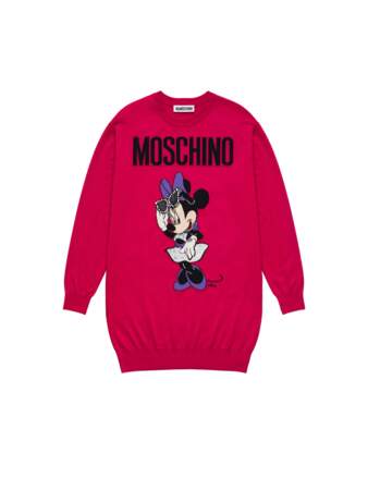 Minnie, sweat long imprimé, 99 € (H&M [tv] Moschino).