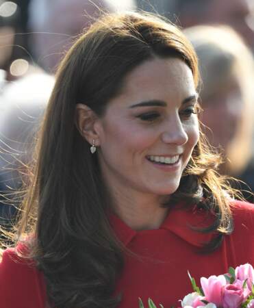 Kate Middleton, en déplacement en Irlande du Nord pour deux jours avec son époux le prince William.
