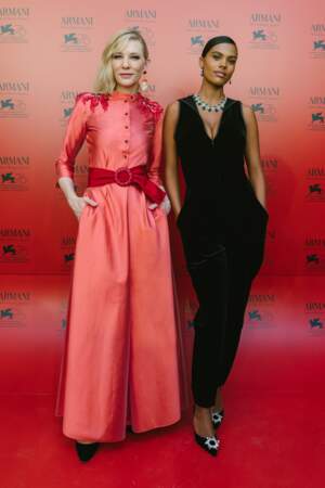 Tina Kunakey et Cate Blanchett, deux icônes glamour
