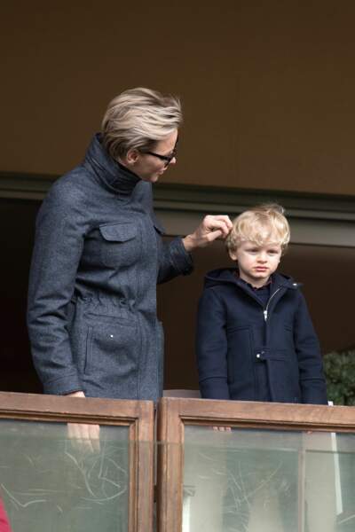 Charlène de Monaco et son fils Jacques, très chic en tenues assorties 