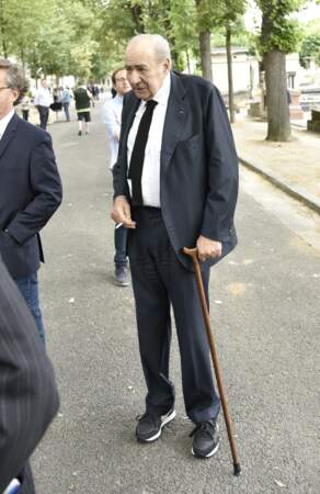Pierre Benichou ce jeudi 12 juillet au cimetière de Montparnasse lors des funérailles de Claude Lanzmann