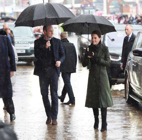 Kate Middleton et le prince William en visite à la "Blackpool Tower"
