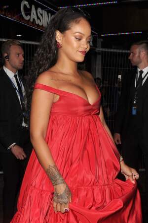 La chanteuse Rihanna lors de la première du film ''Valerian'' à Londres, le 24 juillet 2017