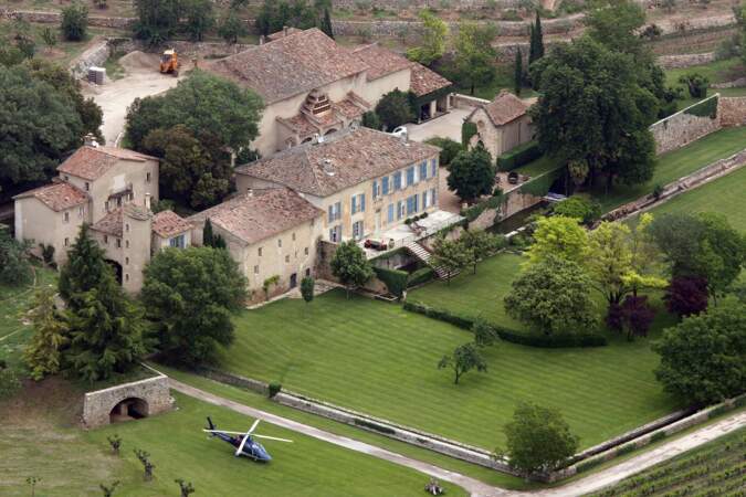 Le château de Miraval, propriété de Brad Pitt et Angelina Jolie dans le sud de la France