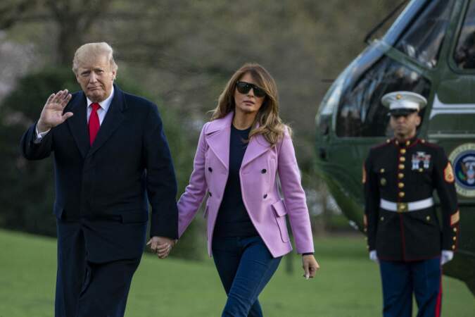 Ivanka Trump et Jared Kushner ont également rejoint le président et son épouse lors de ce week-end.