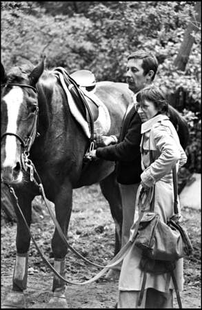 Jean Rochefort et sa première épouse Alexandra Moscwa en 1977