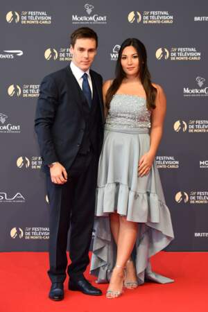 Louis Ducruet et sa fiancée Marie Chevallier âgés de 24 ans à Monaco le 15 juin 2018
