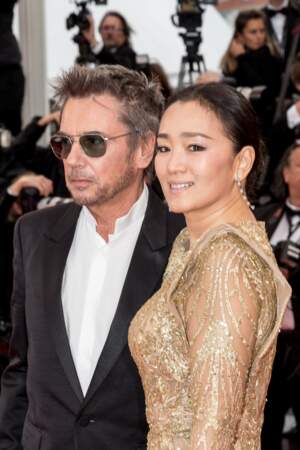 Jean-Michel Jarre et sa compagne l'actrice chinoise Gong Li, au Festival de Cannes, le 17 mai 2019.