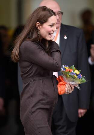 Enceinte de six mois, princesse Kate recycle sa robe Hobbs