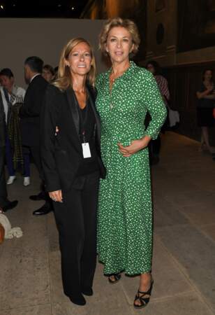 Anne Gravoin a pris la pose aux côtés de l'actrice Corinne Touzet à l'hôtel national des Invalides
