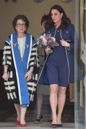 La duchesse de Cambridge en visite au Collège royal des obstétriciens et gynécologues (RCOG)
